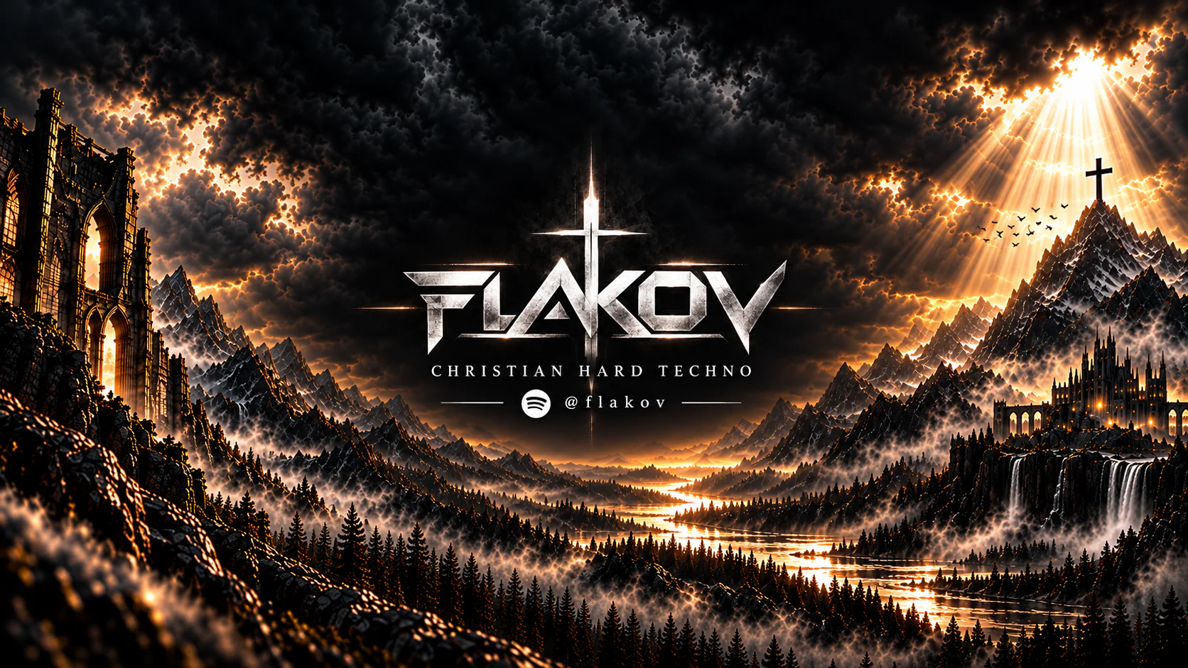 FLAKOV Christian Hard Techno Banner